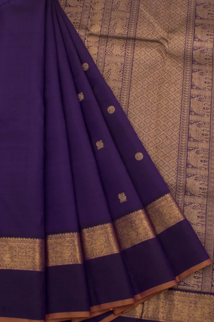 Blue Kanjivaram Silk Saree